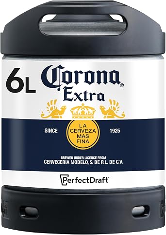 PerfectDraft Corona Extra Lager Beer keg for Philips Machine, 6 L