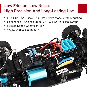 HobbyPark 2435 4800KV Brushless Motor and ESC Combo 25A