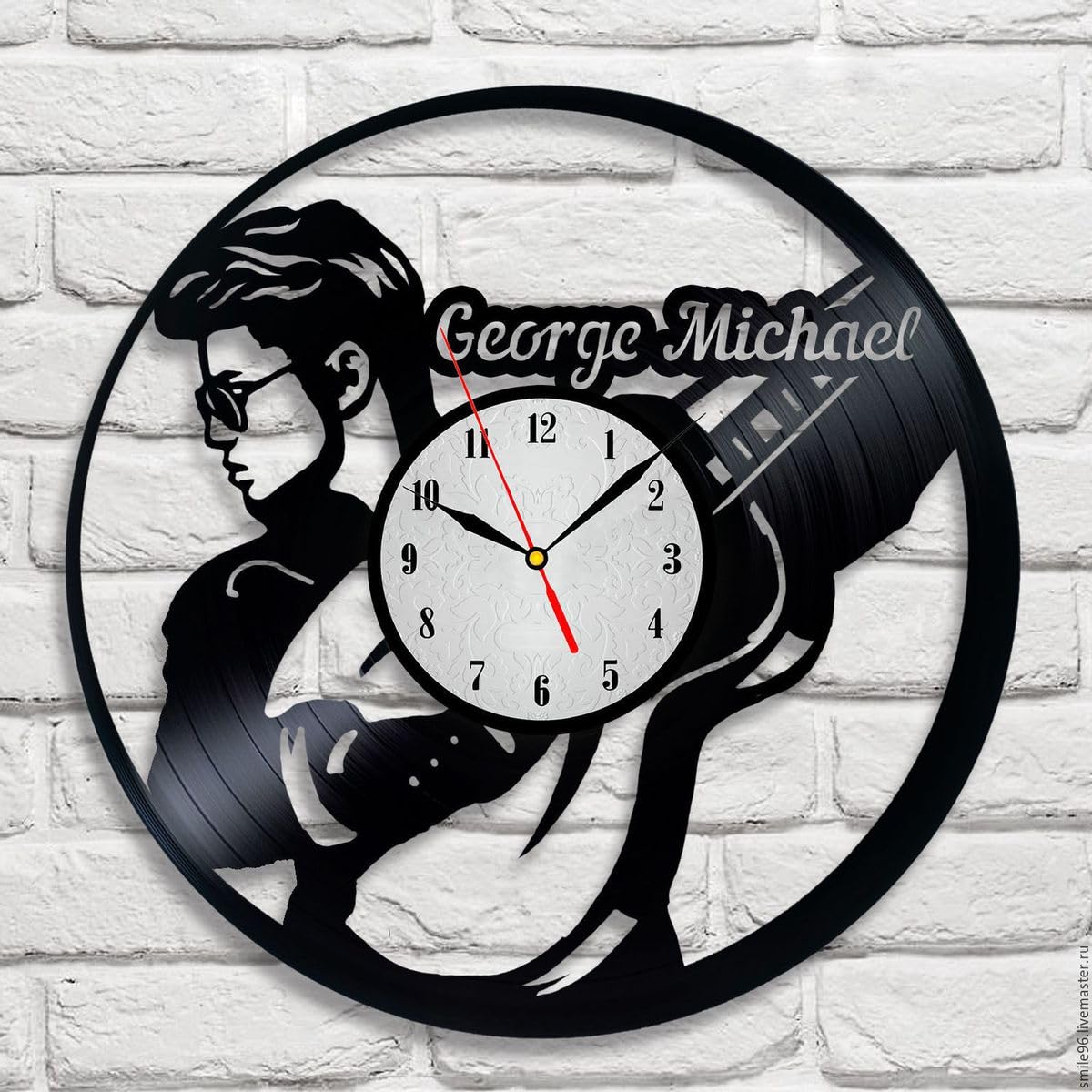 BPA® George Michael Modern Decorative Acrylic Wall Clock (30X30)