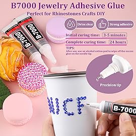 30000Pcs Royal Blue Rhinestones for Bedazzling with B7000 Jewelry Glue, Bedazzler Kit Flatback Gems, Resin Rhinestones for Crafting Crafts Clothing Shoes Fabric Nail Art Assorted Size 2/3/4/5/6mm