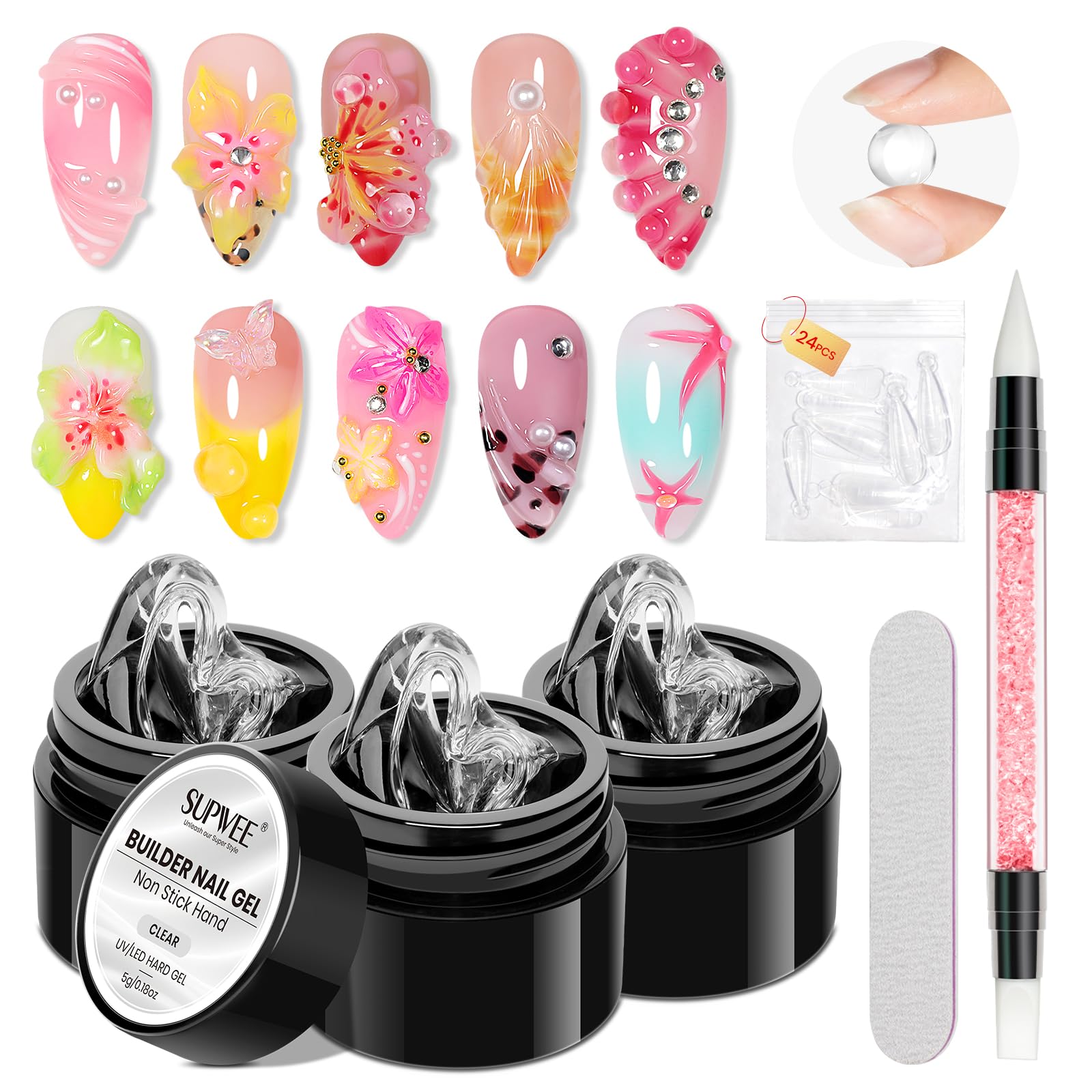 3D Nail Sculpting Gel - Easy Nail Art -19