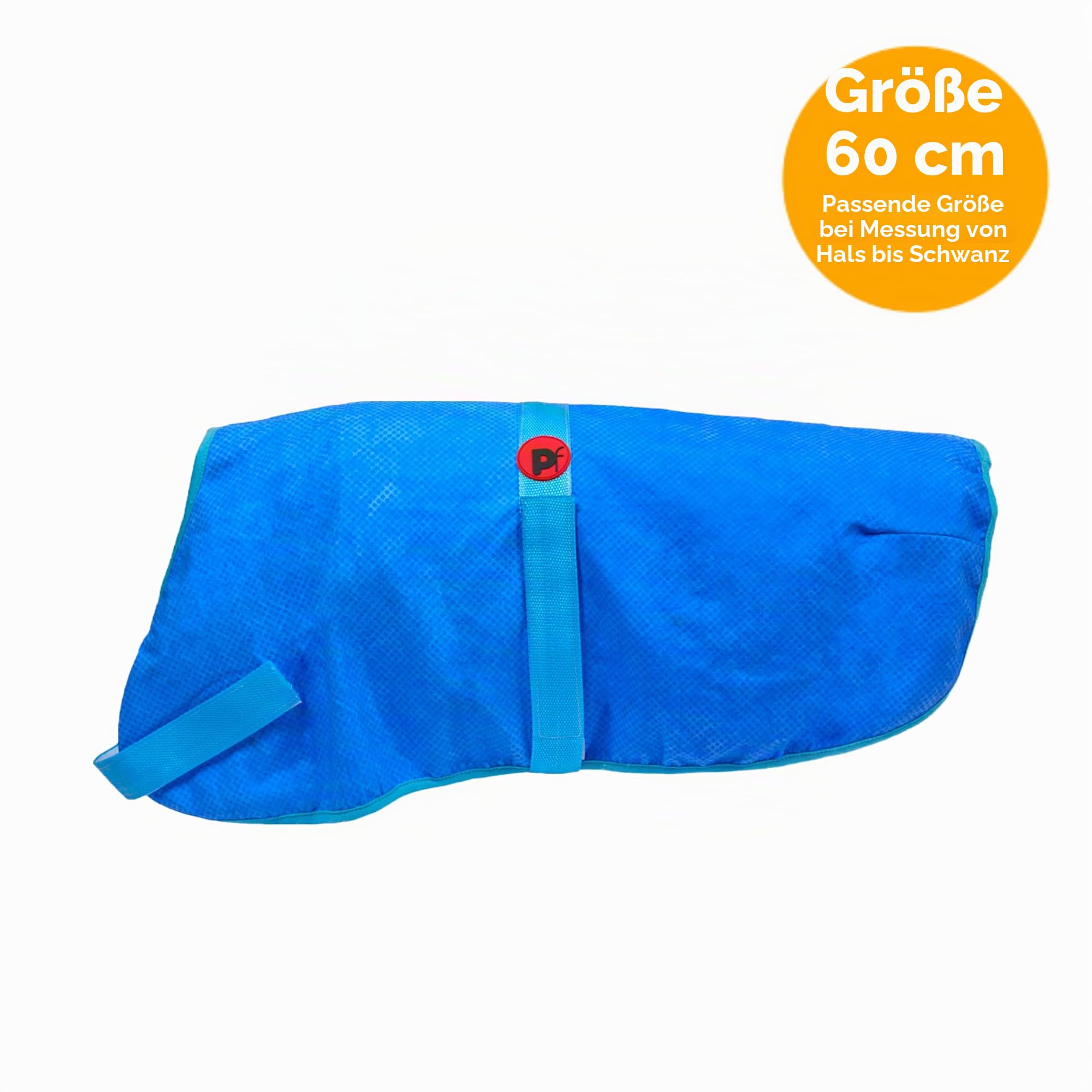 Petface Cooling Summer Hundemantel, 60 cm, Blau