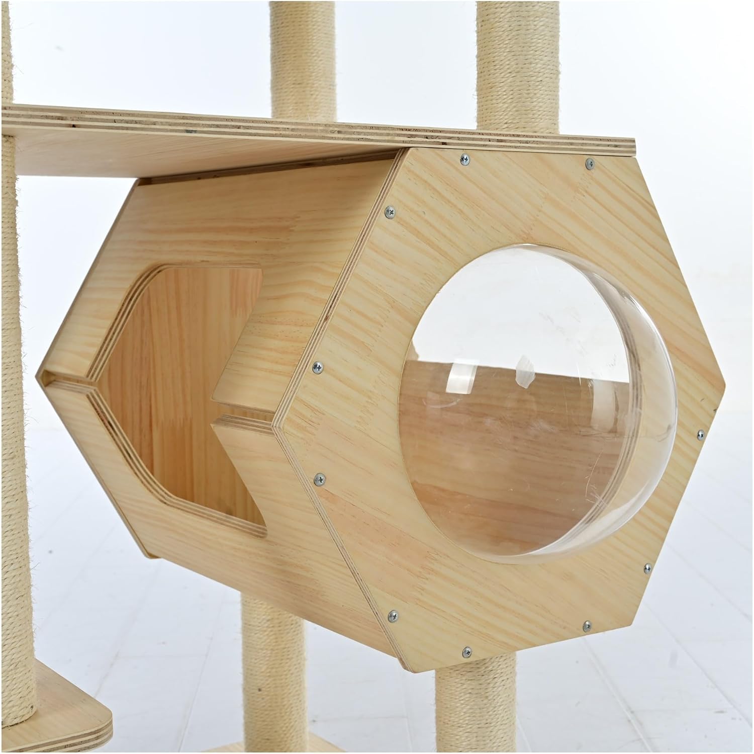 キャットタワー 猫タワー ネコタワー 多頭飼い 高さ183cm 宇宙船 隠れ家 imgrc0154965523.jpg