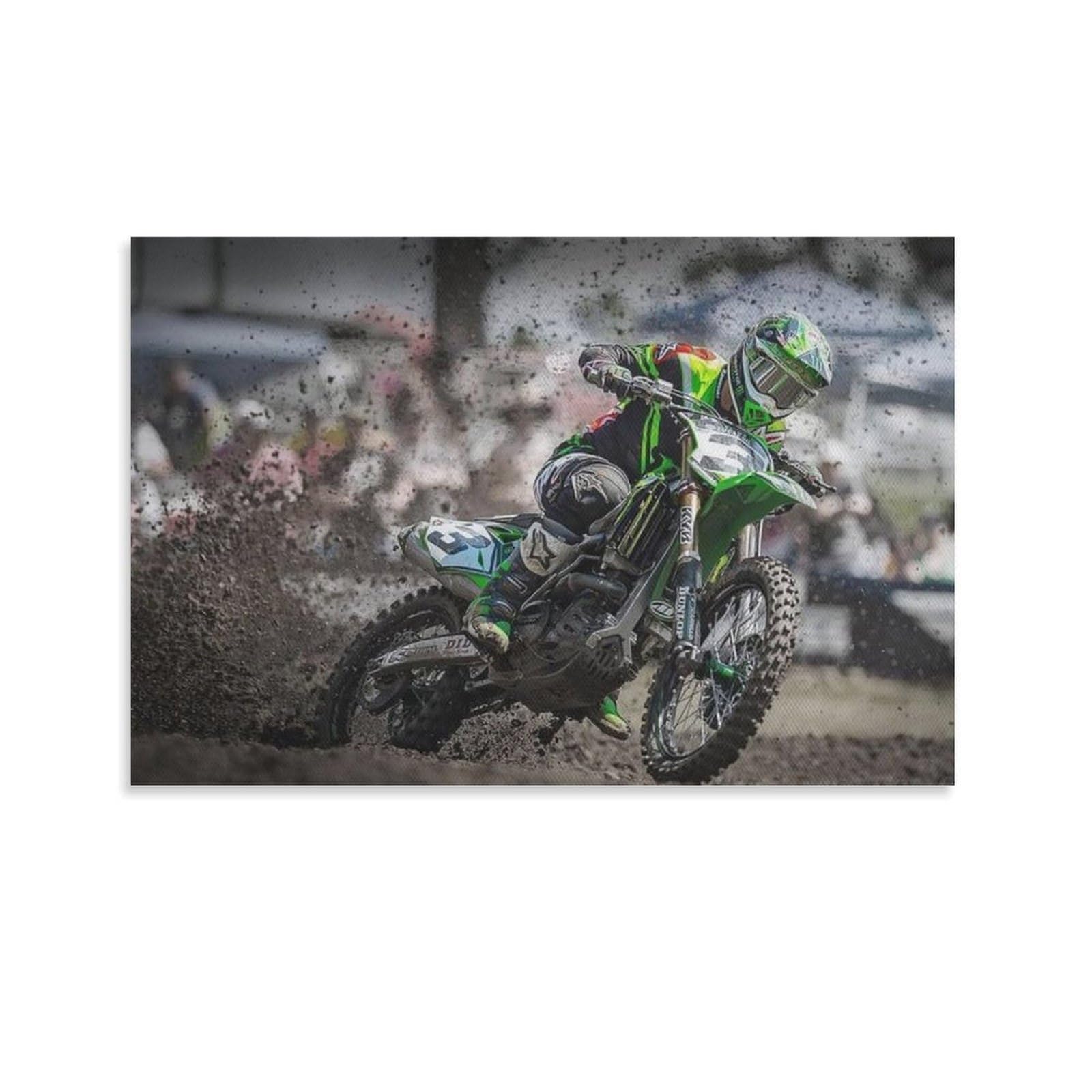 ASUIU Eli Tomac Canvas Poster Artworks Picture Print Poster Wall Art Painting Canvas Decor Home Posters 12x18inch(30x45cm)
