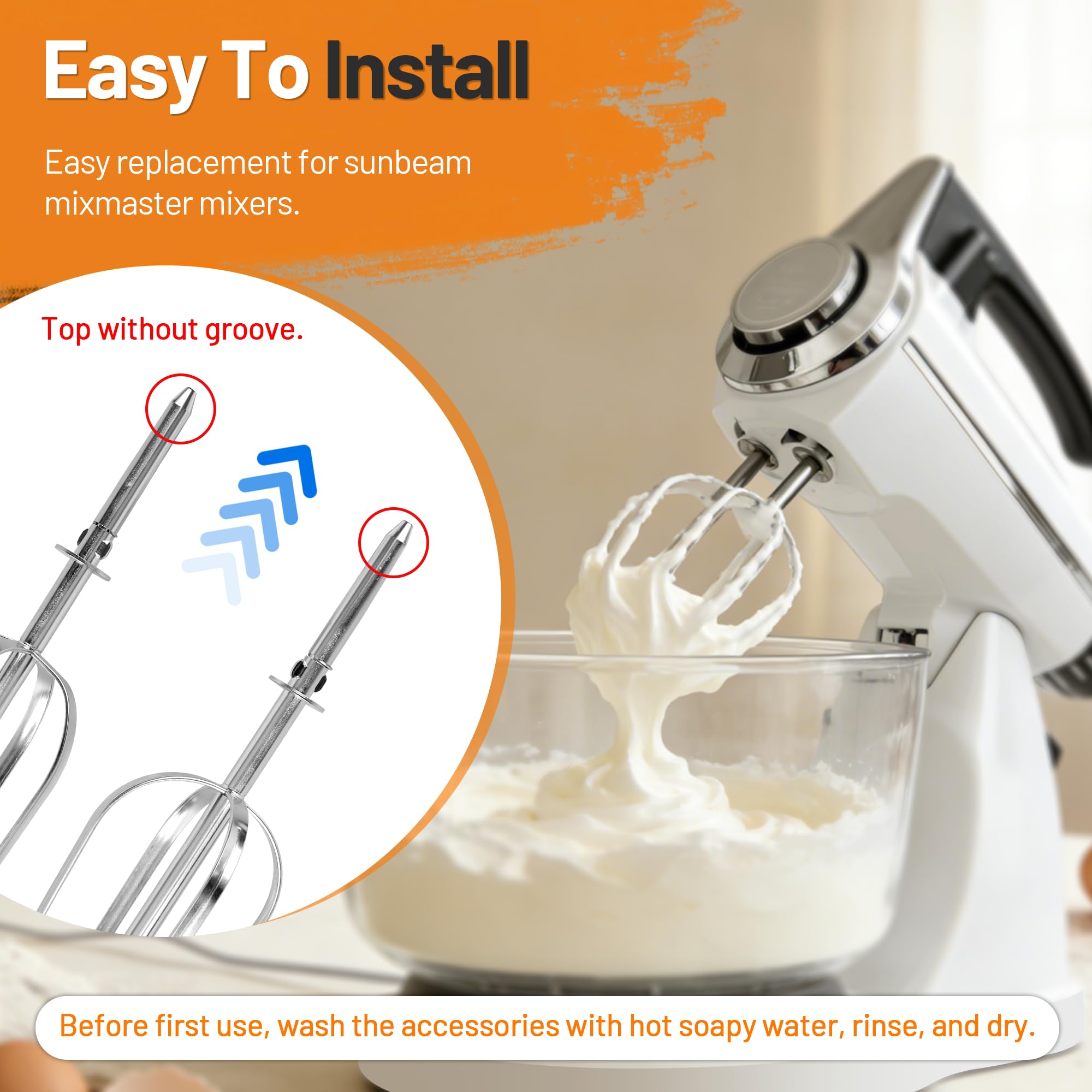 Amazon.com: Mixer Beater Attachments for Sunbeam Mixmaster Mixer