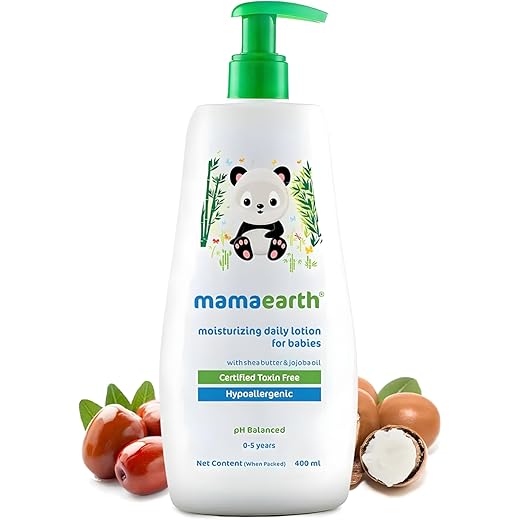 Mamaearth Daily Moisturizing Natural Baby Lotion (400 ml)
