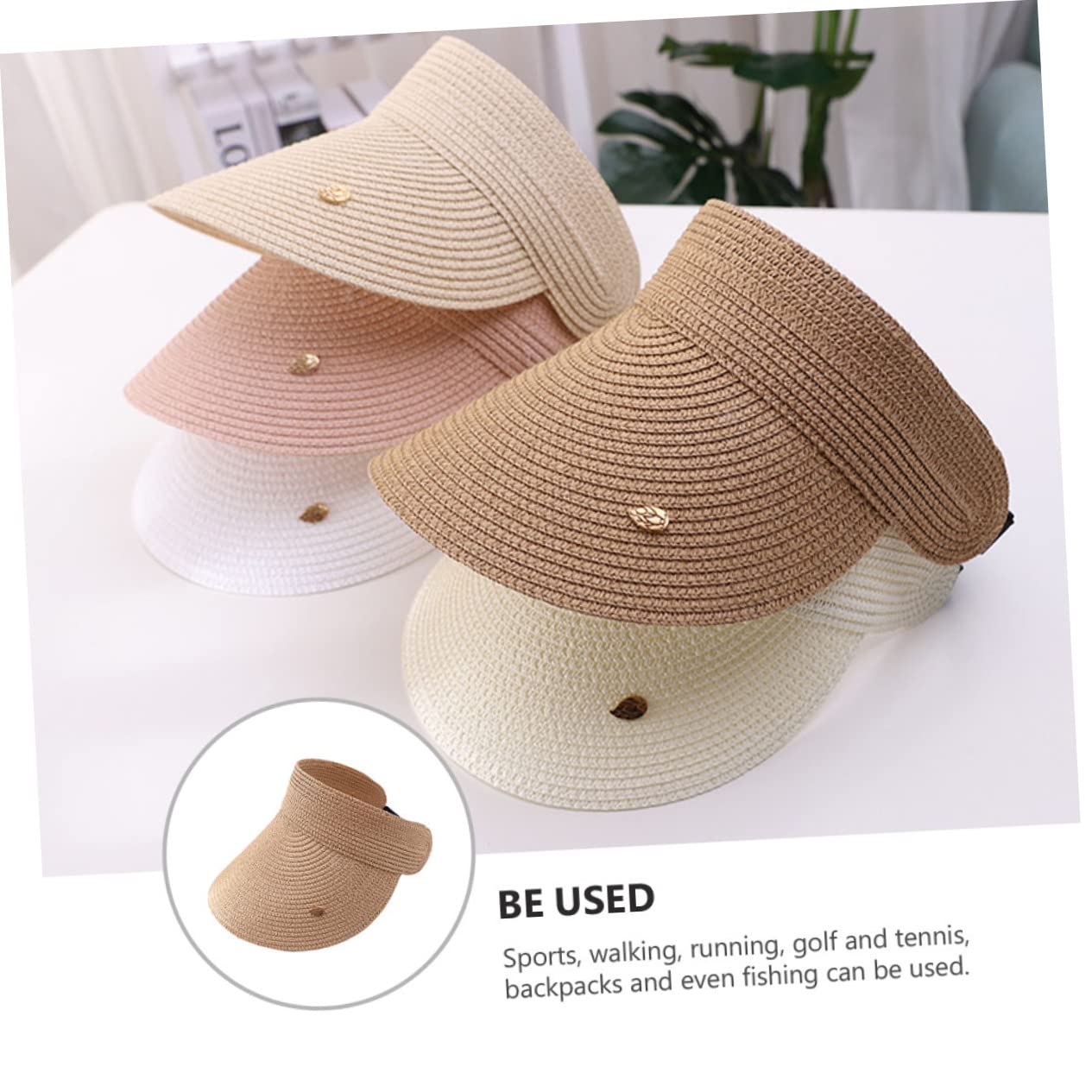 GALPADA cappello summer dress capello per sole hat berretto da spiaggia da viaggio visiera parasole per donna berretto da spiaggia con visiera berretto da spiaggia estivo Cannuccia