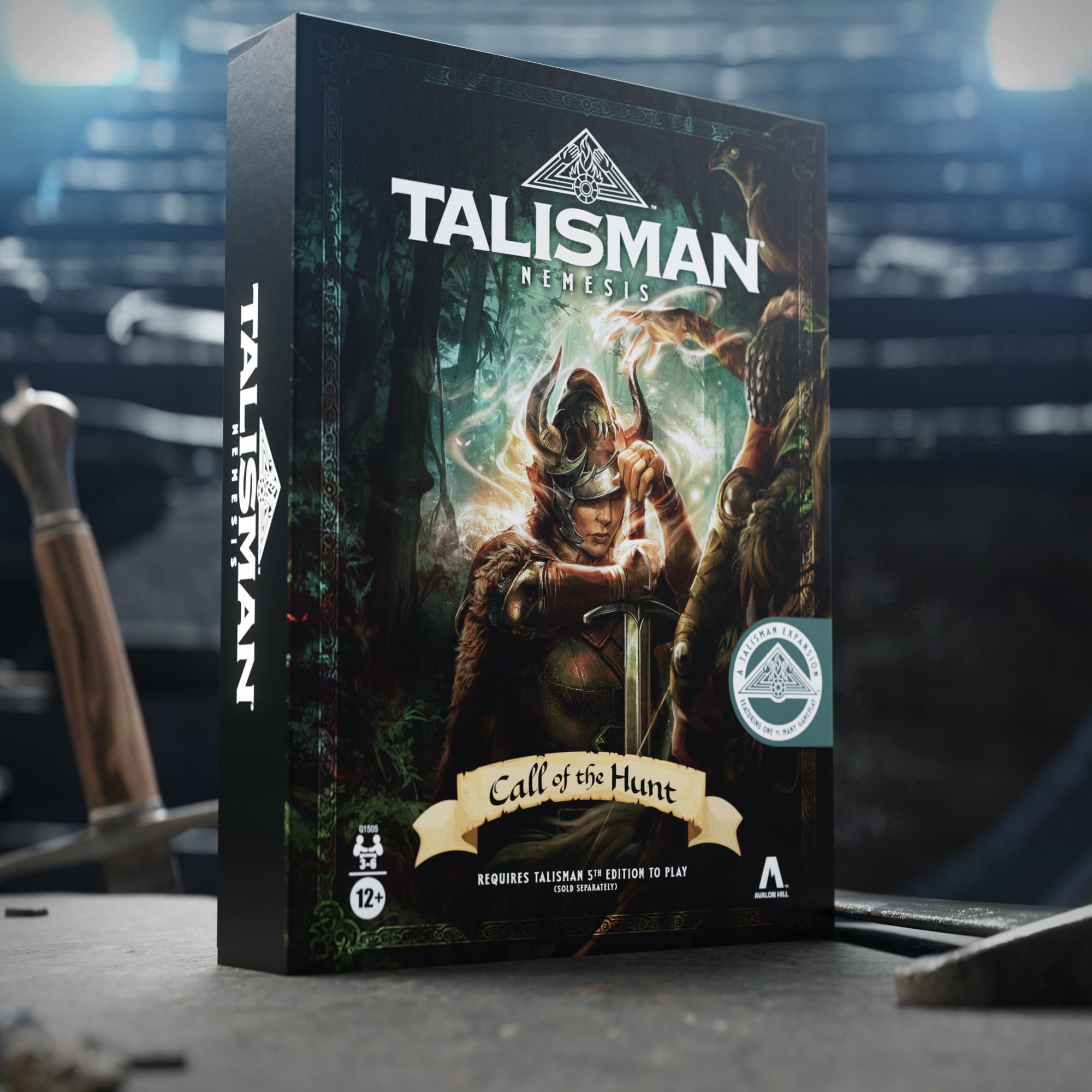 Hasbro Gaming Avalon Hill Talisman Némesis: Call of the Hunt Expansion Pack - Juego de estrategia de aventura - A partir de 12 años, 3-6 jugadores - 60 minutos