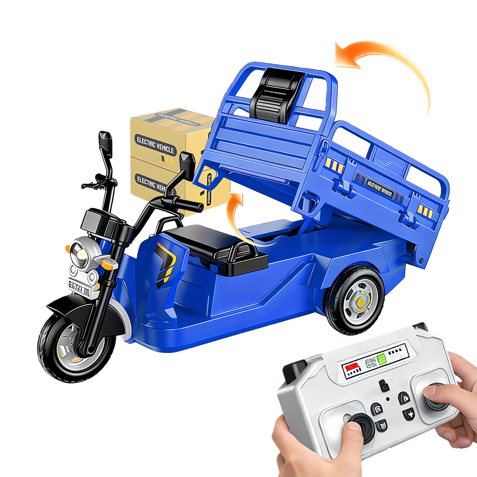 Kids Remote Control Car,Three Wheel Drift Vehicle with Light Sound | 2.4G RC Truck,for Boys Party Birthday Family Gatherings Indoor Home Room Tile Floor