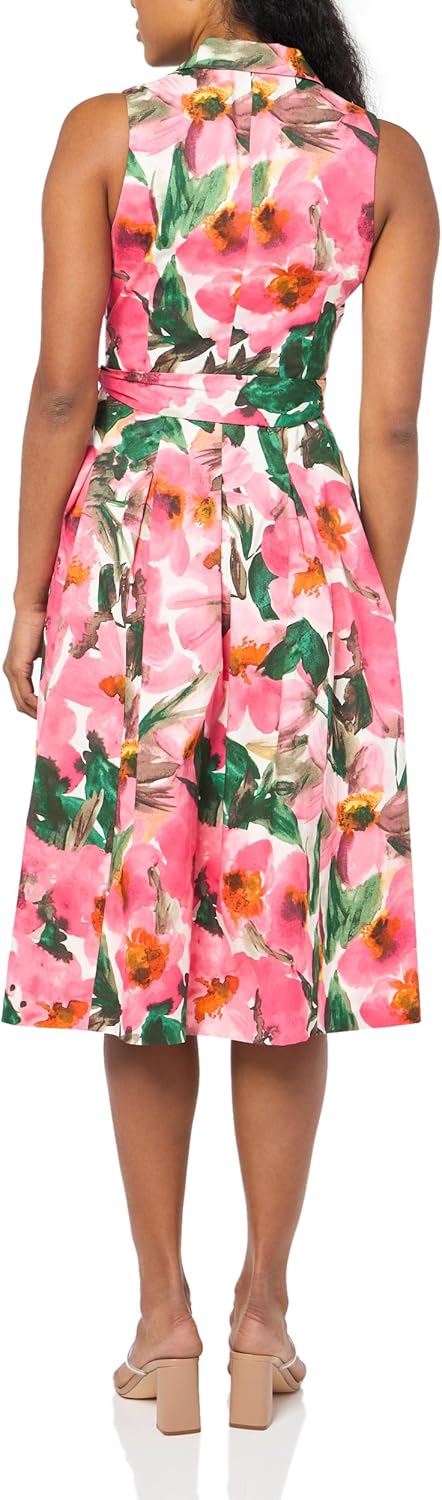 Anne Klein Women's Notch Collar Wrap W/Full Skirt