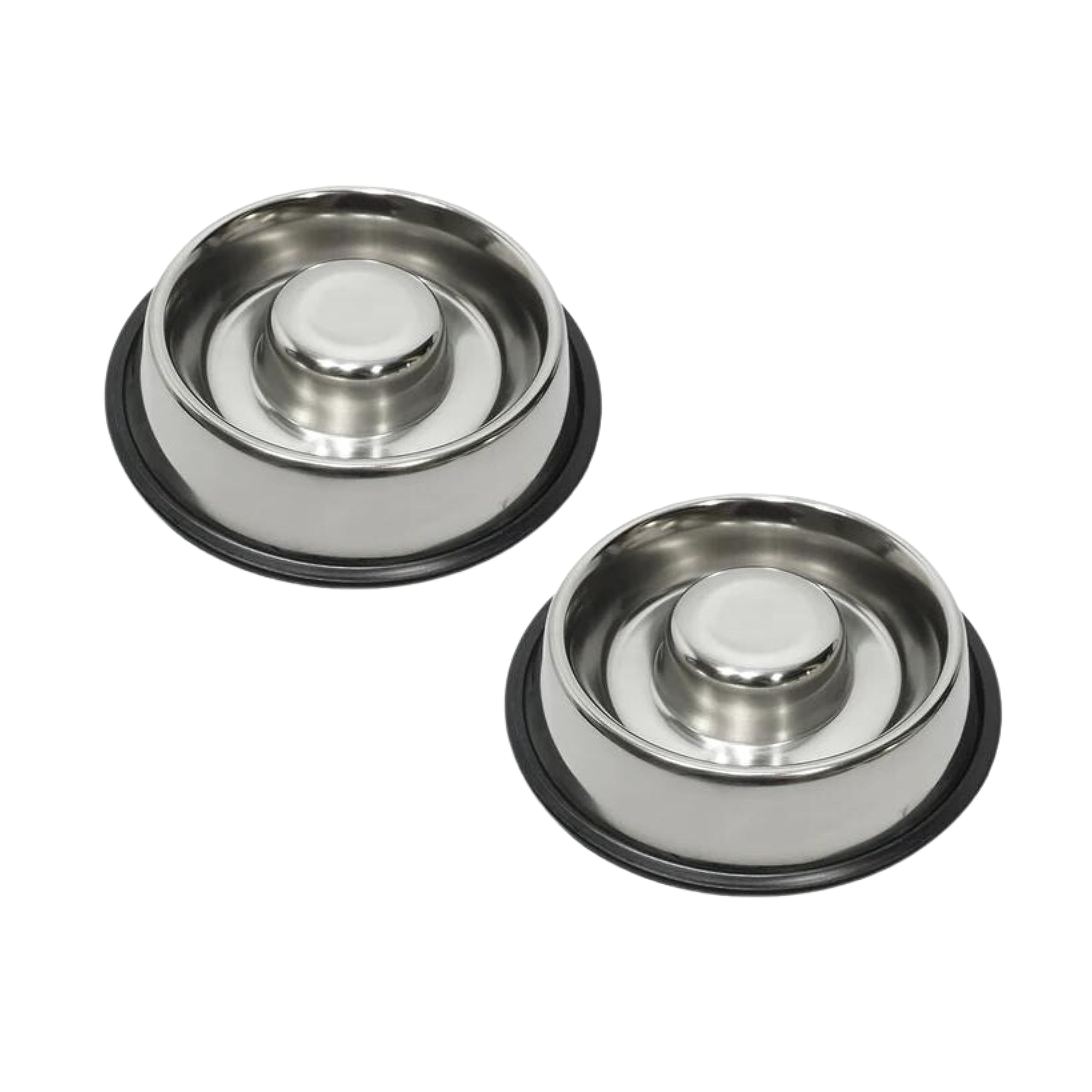 Foodie Puppies Stainless Steel Slow Feeder Bowl for Puppies, Kittens & Rabbits - 175ml, Small (Pack of 2) (Silver) I Non-Skid Rubber Bottom Food/Water Bowl I Non-Toxic & 100% Safe for Pets (B0CFVN6PWX) Amazon Price History, Amazon Price Tracker
