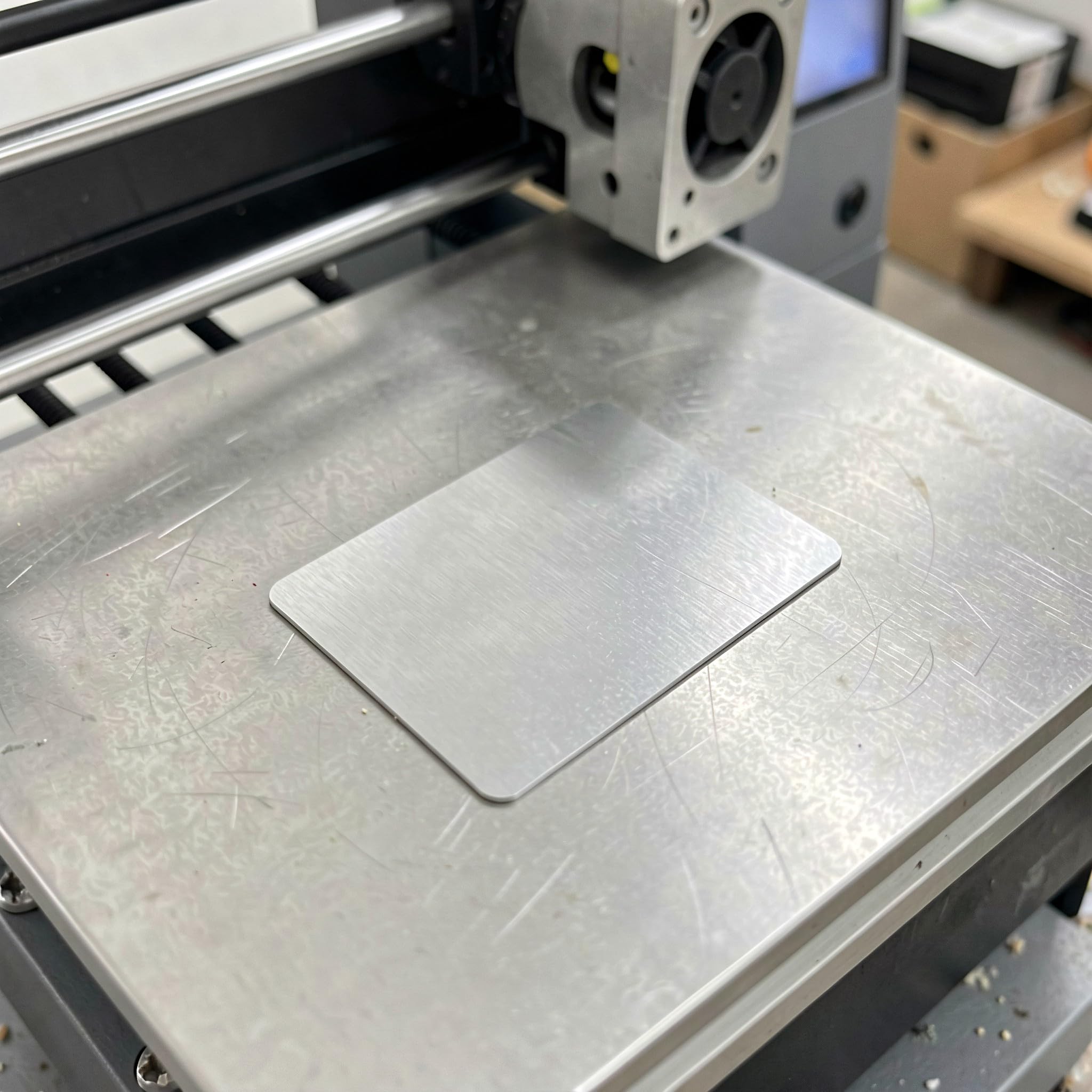 Zerodeko 200 biglietti da visita in alluminio, vuoti, per incisione laser,