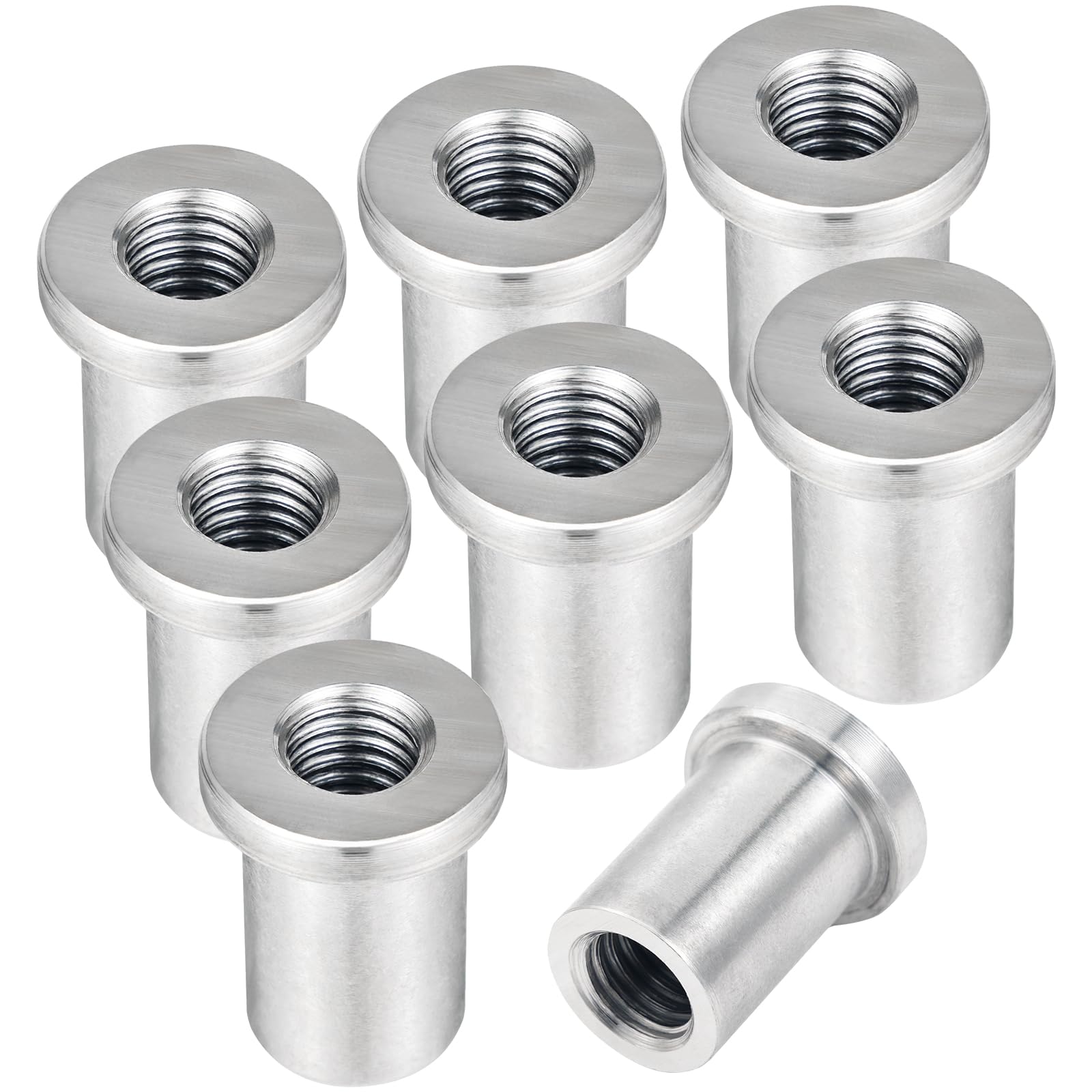 Weld Nuts - 8 Pack 1/2"-13 Thread, Easy Welding -1