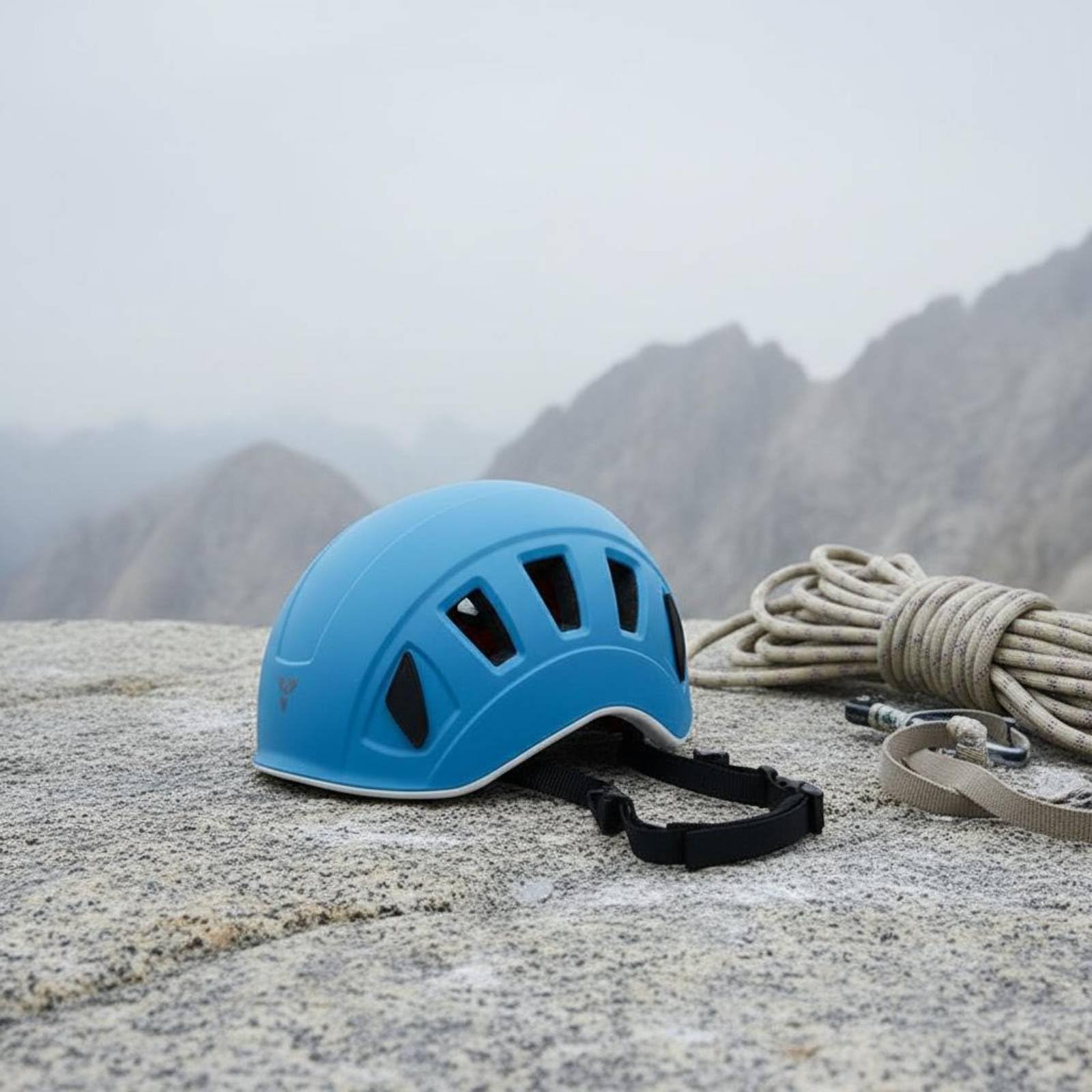 Casco de Alpinismo Extremadamente Ligero Ajuste Firme Protección Personal Ventilación Múltiple Equipo Al Aire Libre para Escaladores, Montañistas
