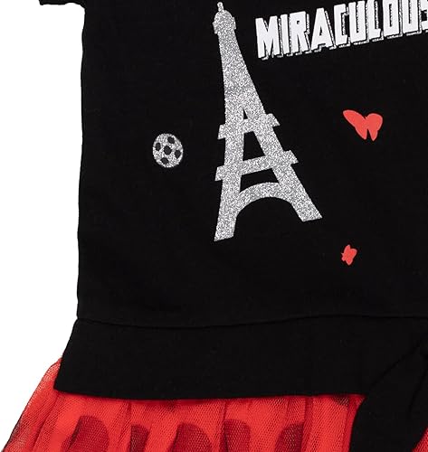 Vista 6 de Miraculous Ladybug Rena Rouge - Vestido de tul para niñas pequeñas y grandes