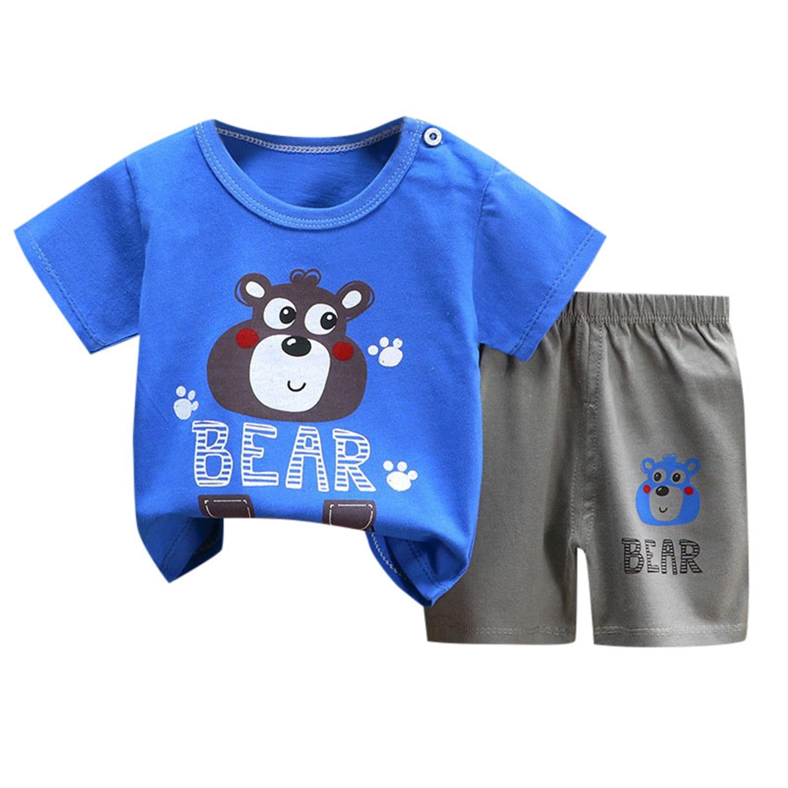 Sommer Kinder Cartoon Kurzarm Shorts Home Anzug
