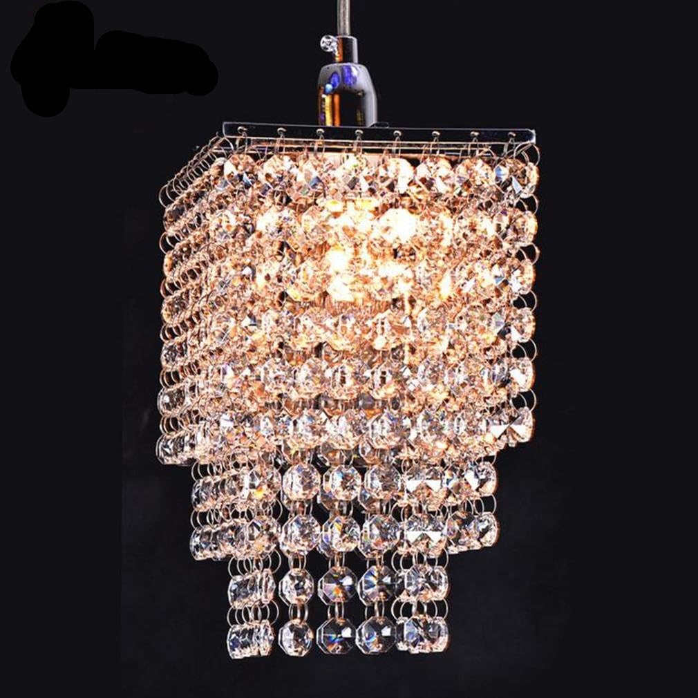 MULANG Minimalist Modern Crystal Chandelier, Creative Restaurant Chandeliers, Bedrooms, Corridors, Bars, Café Decor Pendant Lamp , A