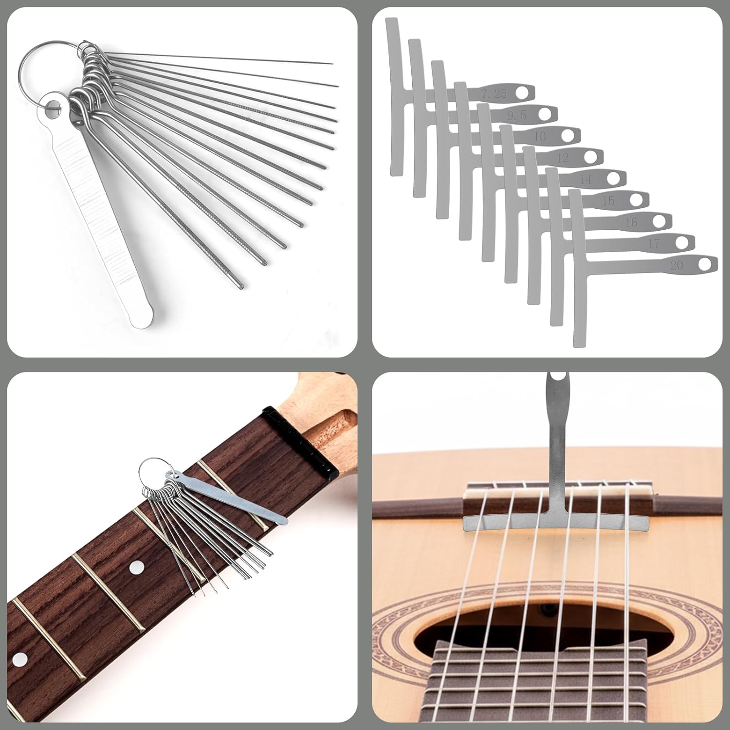 92Pcs Guitar Tool Kit, Guitar Repaire Maintenance Tool Kit with Carry Bag for Acoustic Electric Guitar Ukulele Bass Banjo, Guitar Accessories Gift for Music or String Instrument Enthusiast