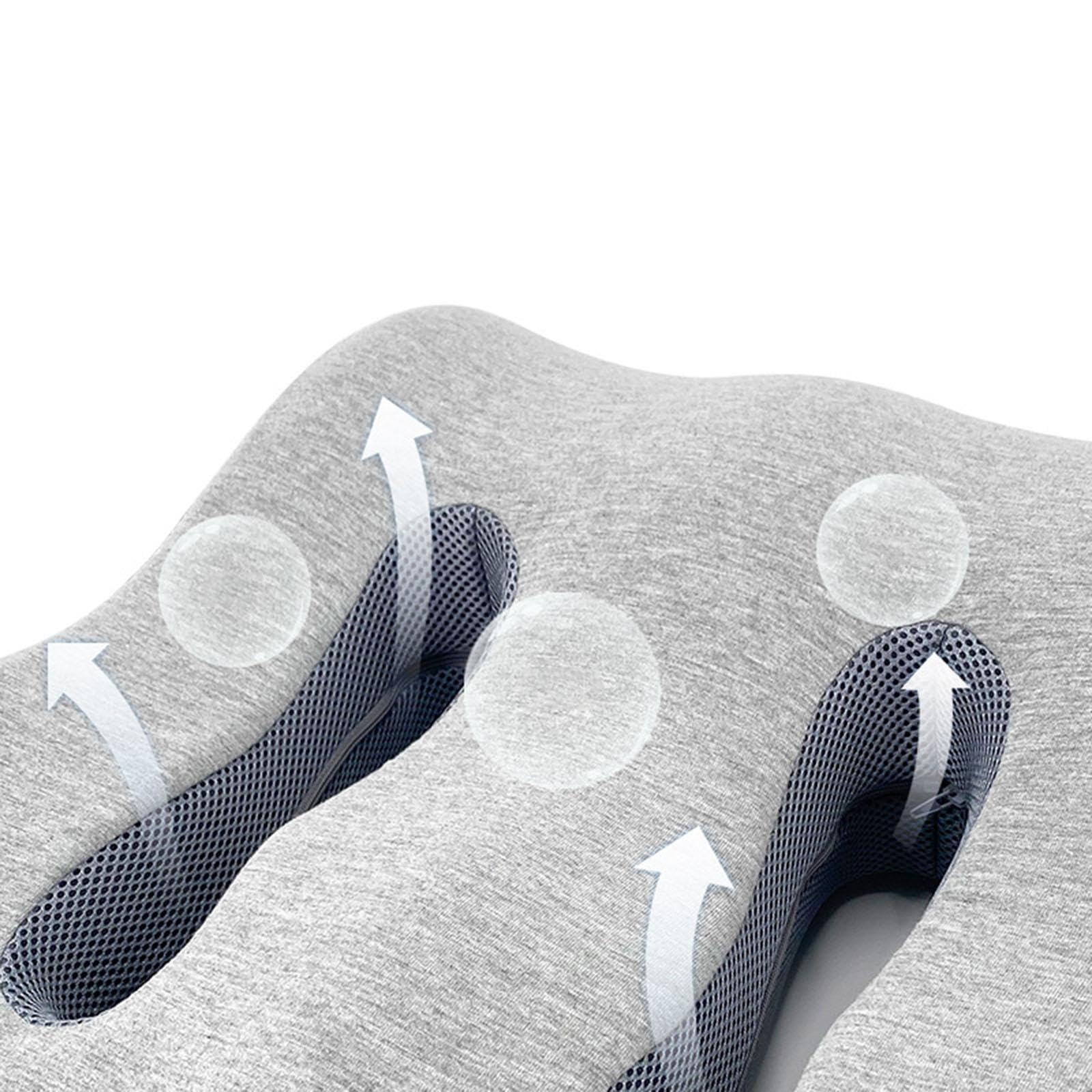 Cojín de Elevación de Piernas, Soporte Ergonómico para El Nocturno, Gris Claro, Individual