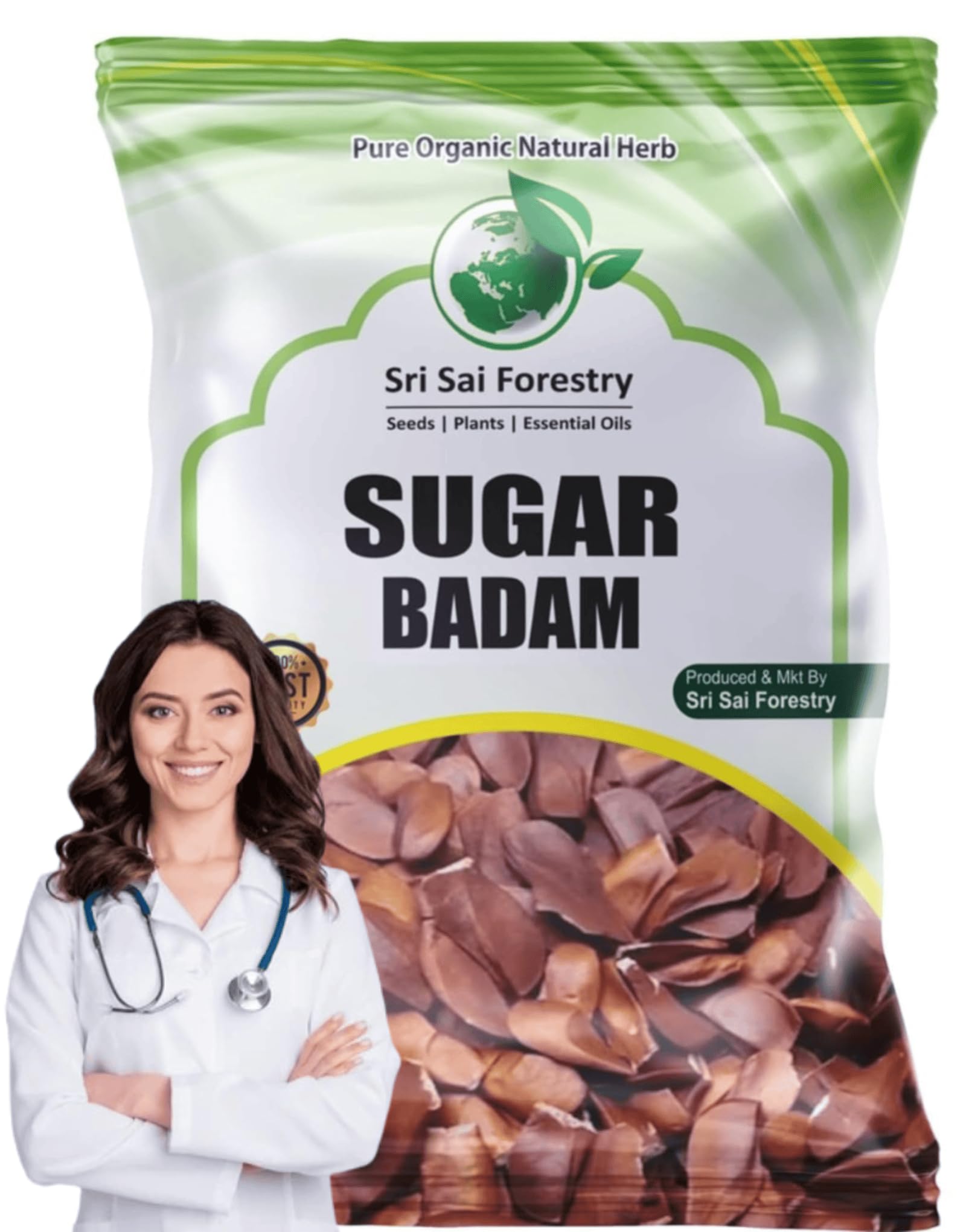 Sky Fruit Sugar Badam Seeds – 100g | Kadwa Badam | Bitter Seeds for Medicinal Use-picture-24