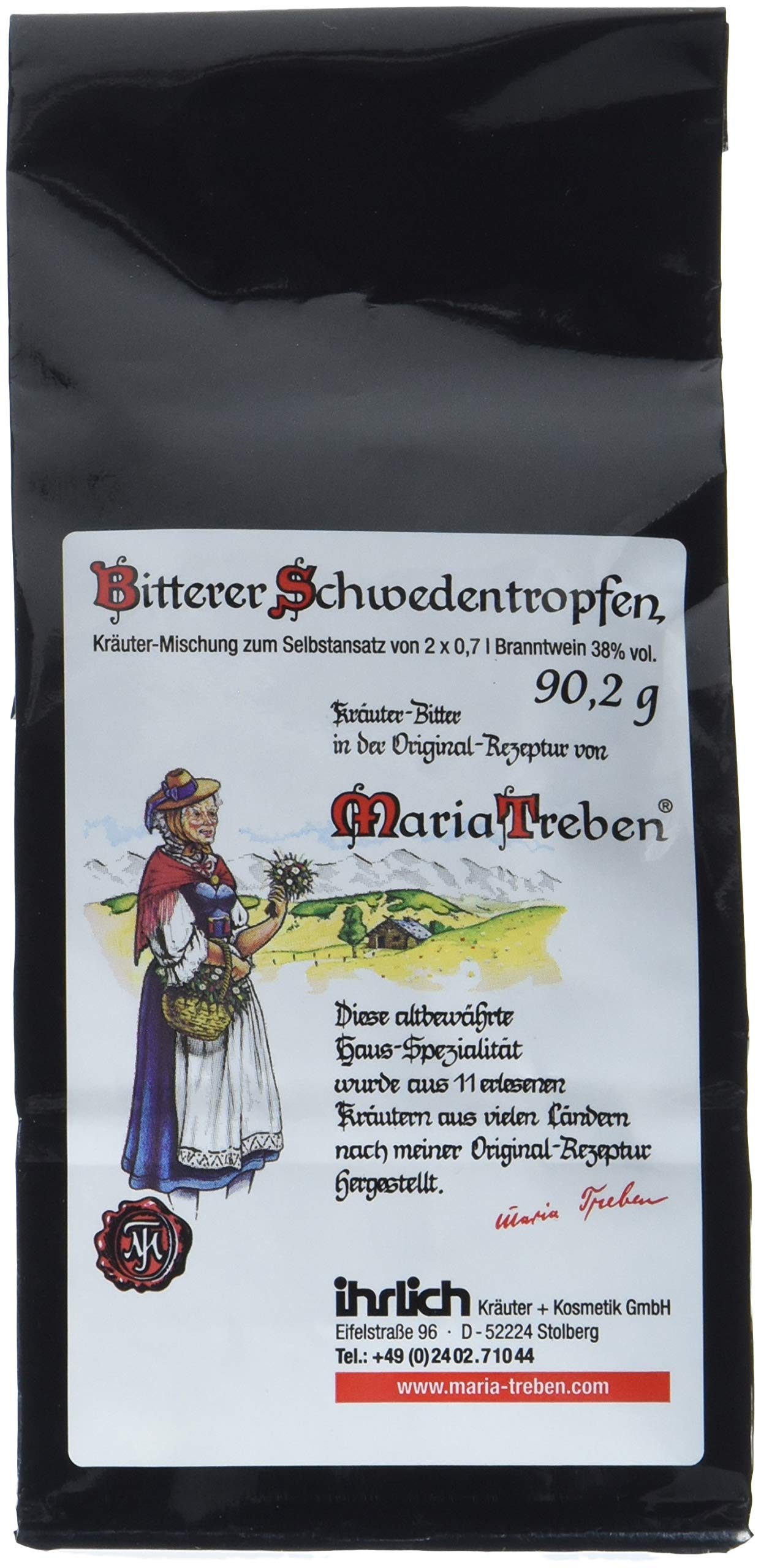 Ihrlich - 3er Pack Schwedenbitteransatz-Mischung (3 x 90,2 g) von Maria Treben