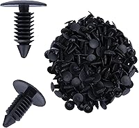 Sixzoo 200PCS 8mm Plastic Push Rivets Fender Clips for GM 1605396/1595864, Chrysler 6030441, Ford 388577S/W705589-S300