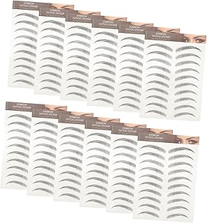 Baluue Pegatinas de cejas impermeables de apl...