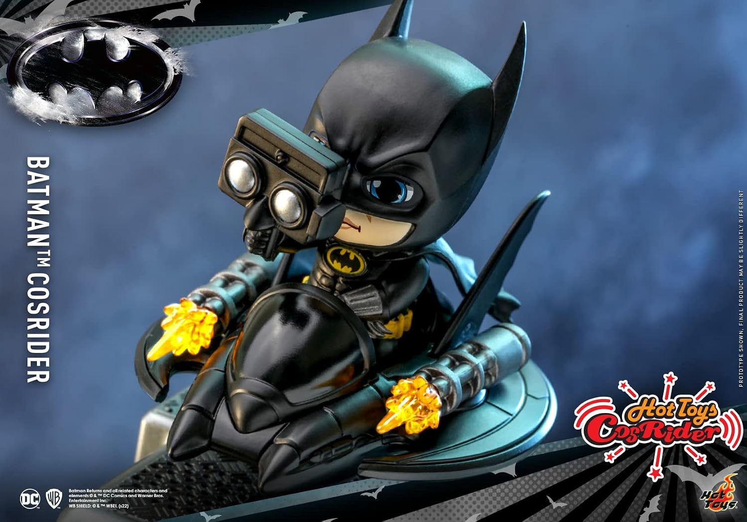 Cosslider DC Batman Returns Batman Non-Scale Figure, Black