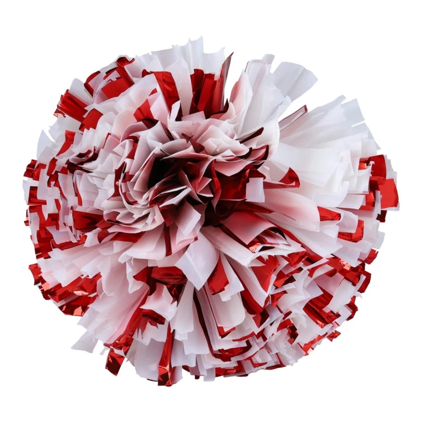 ZWCSHUU Cheerleader Pom Poms 2PCS Cheerleader Pompom Girls Handle Style Cheering Ball Flower Sports Match Vocal Dance Party Concert Decorator Props(Color2)
