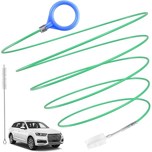 Auto Sunroof Drain Cleaning Tool, 78 Inch Flexible Tube Cleaning Brush, Flexible Drain Brush Extra Long Pipe Cleaners for Car, Car Sunroof Drain Hole Cleaner for Drains, Sewers, Windshields