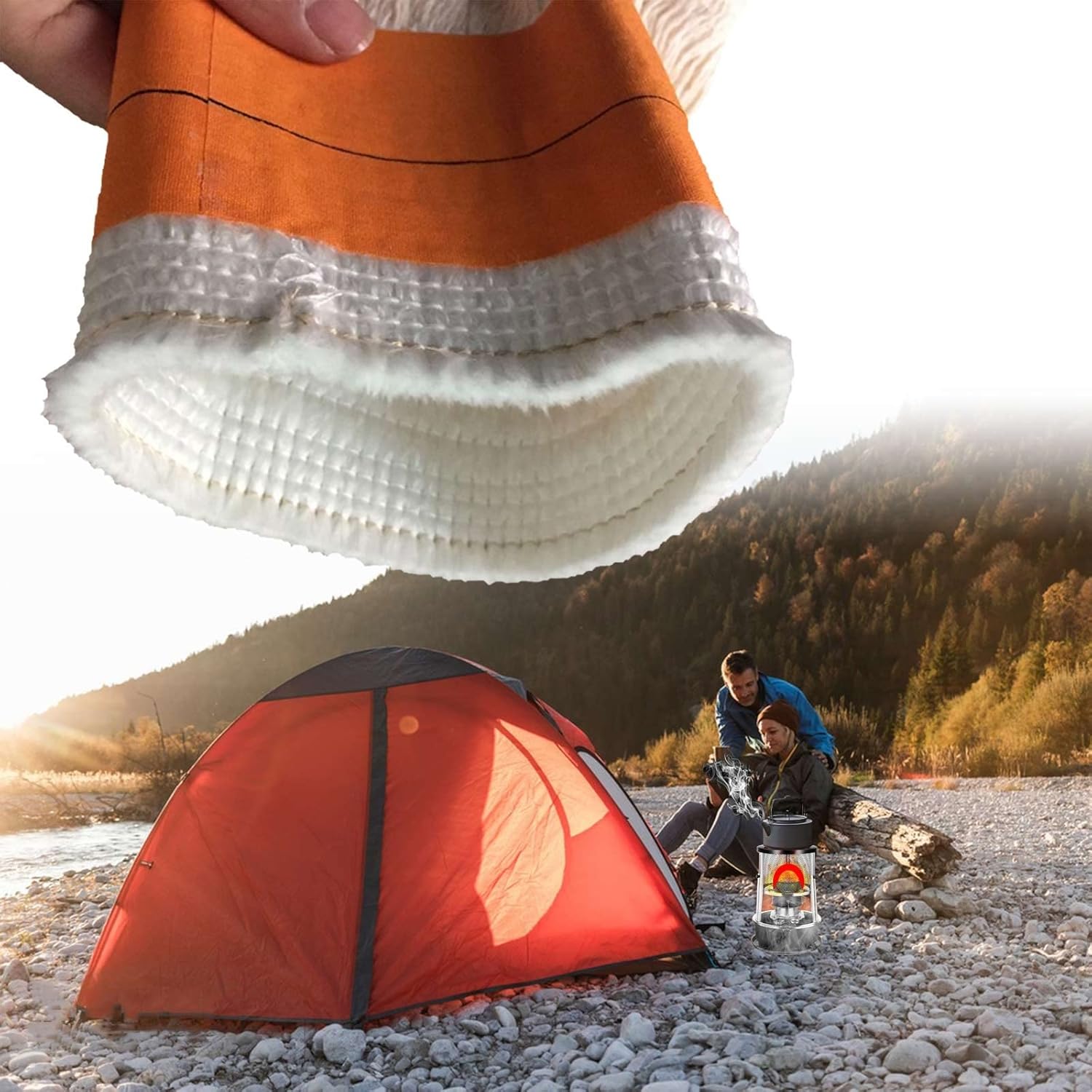 LUHAN Efficient Wick for Kerosene Stove Indoors Φ95xt2