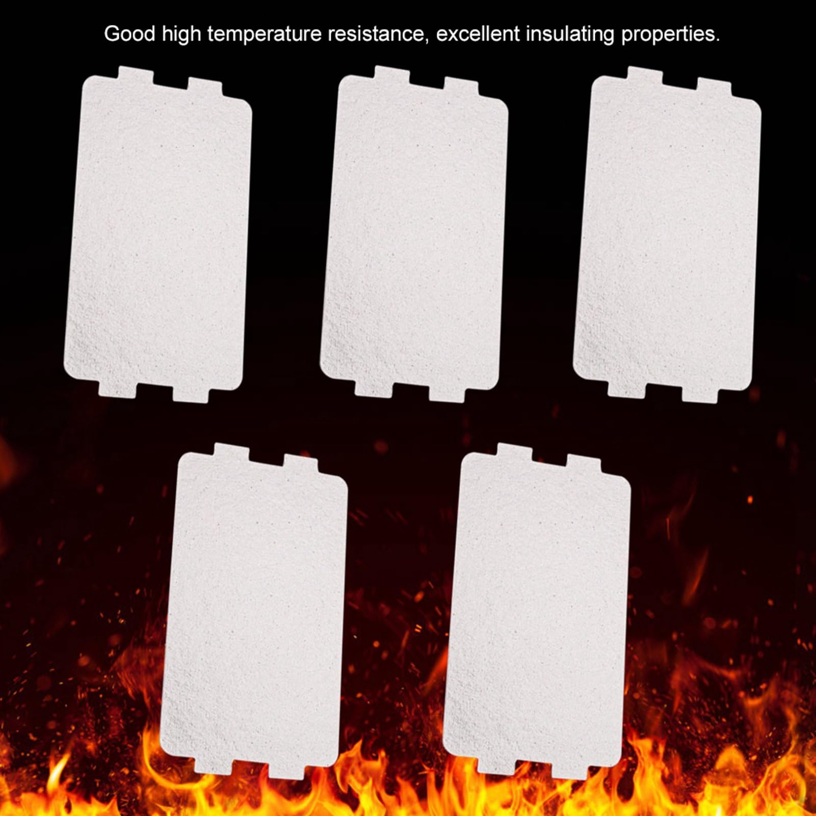 5PCS Magnetron Mica Plate Sheet Vervanging Repareren Accessoire Magnetron Wave Guard Cover Plaque Mica pour Onde Guide Sheet Vervanging Swan Waveguide Sm 22080cm