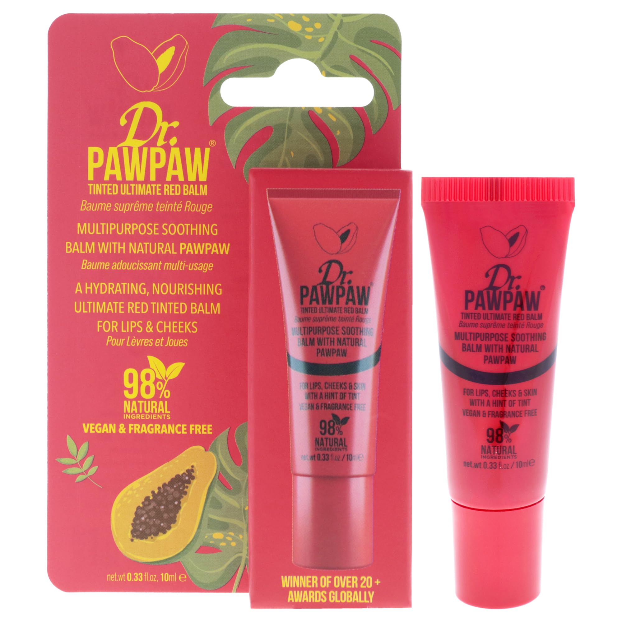 Dr.PAWPAW Tinted Ultimate Red Multi-Purpose Balm 10ml