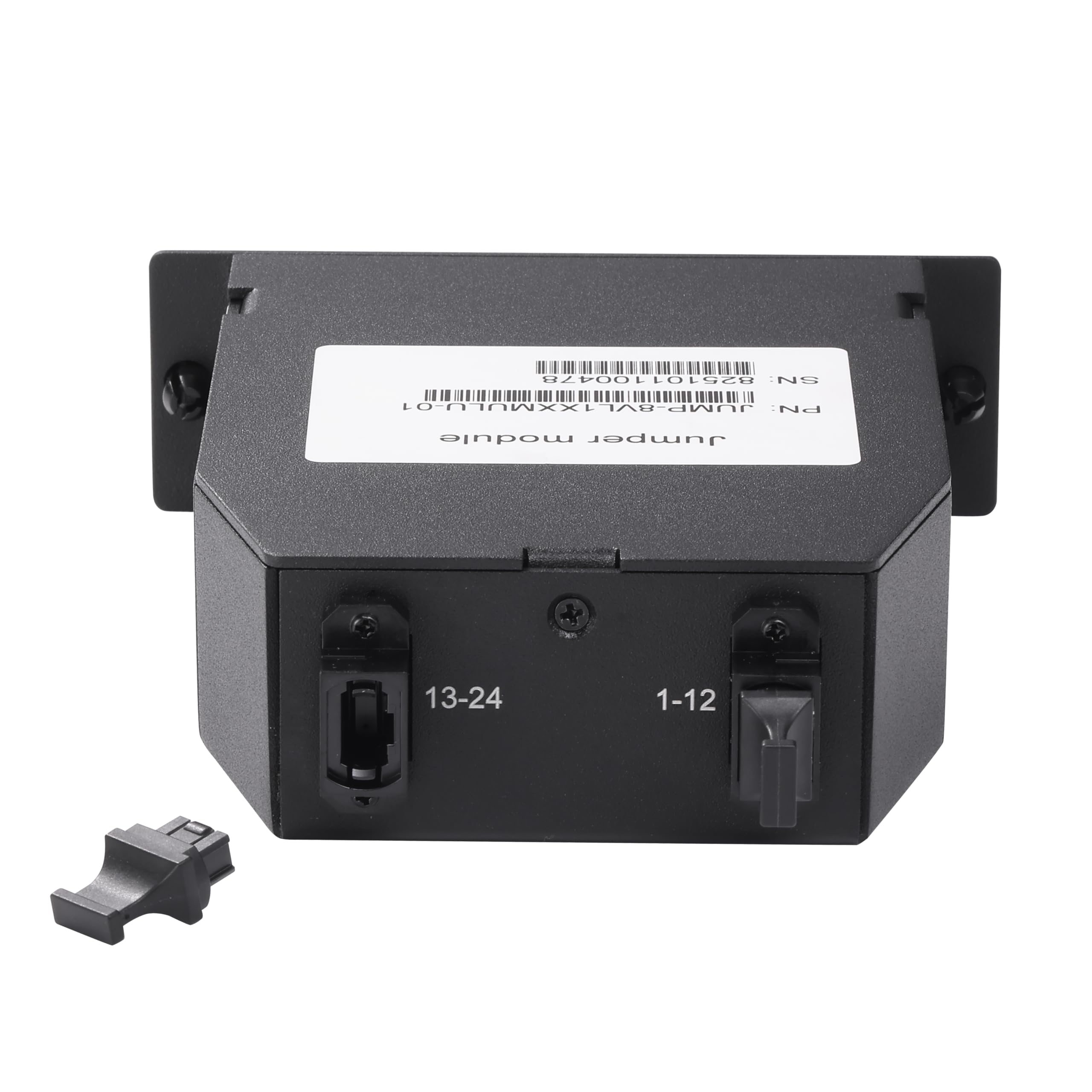 FHD MPO-LC Kassette, OM4 Multimode, Typ A, 24 Fasern, 2 x MPO-12 (männlich) auf 12 x LC Duplex (Aqua), 0,35 dB max