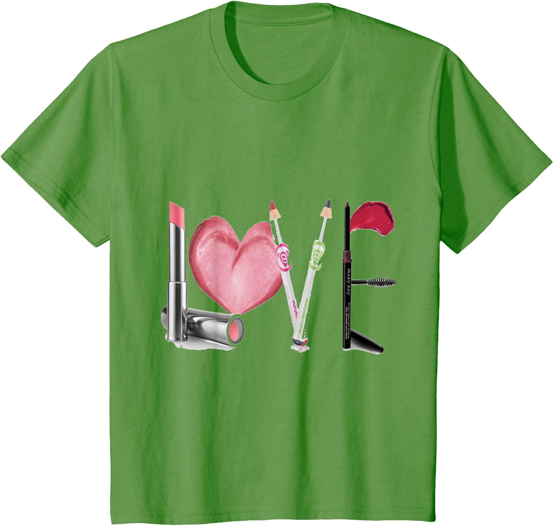 T-Shirt with Makeup and red Lipstick Ideal for This Spring T-Shirt