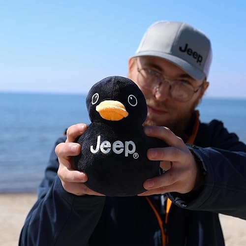 Miniatura 7 de Jeep Texto Logo Peluche Animal Pato Negro - Entusiastas perfectos que has sido pateado (negro)