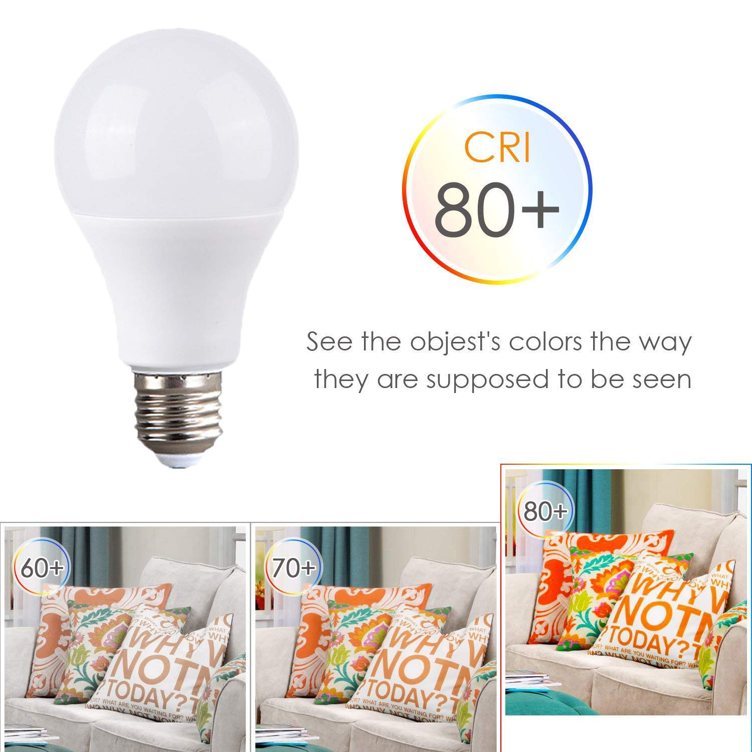 Set di 10 lampadine a LED a goccia Essentials, 5 W (sostituisce una lampadina a incandescenza da 50 W), in plastica, E27, AC 175-265 V, 3000 K, bianco caldo, a risparmio energetico SMD