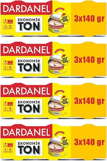 Dardanel Eko Ton Bal  3x140 gr x 4 Adet