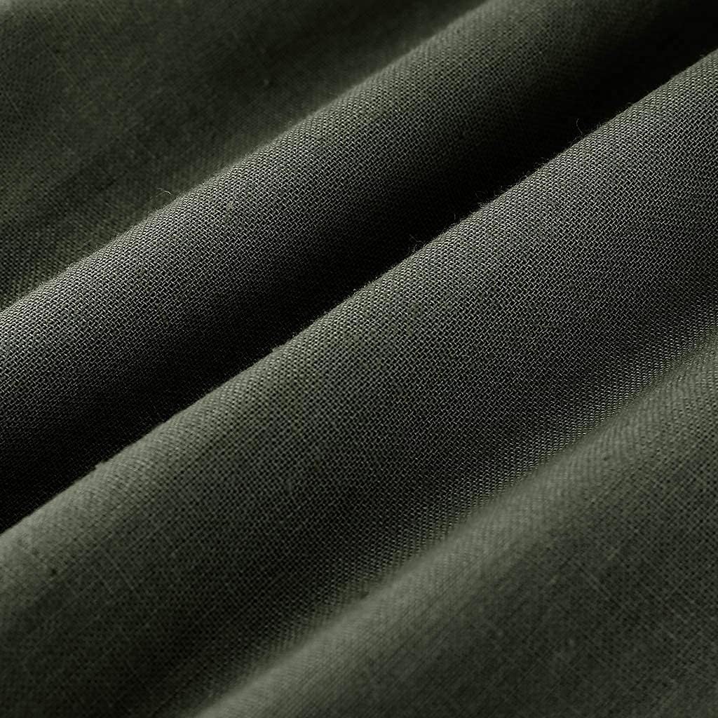 Capris Pants for Womens Cotton Linen Wide Leg Plus Size Cropped Pants Print Comfy Elastic Waist Sweatpants - Image 6