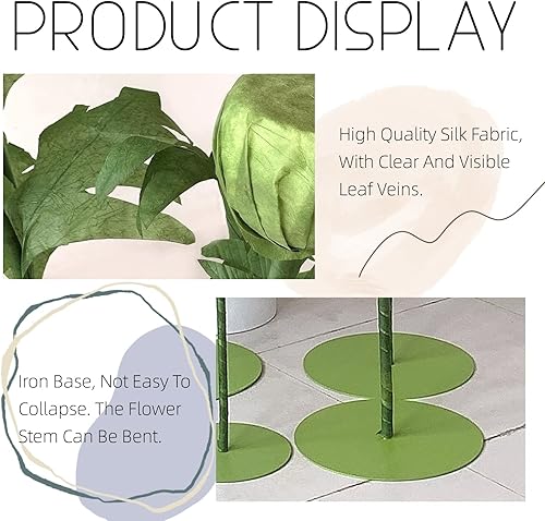 Miniatura 6 de Flor artificial gigante para decoración, 9 unidadesjuego de flores artificiales para boda, cumpleaños, Pascua, fiesta morada, día de la madre,