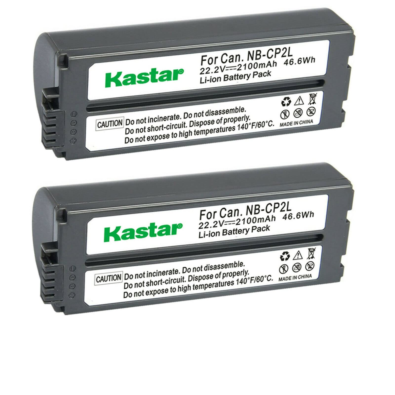 Amazon.com: Kastar 2-Pack NB-CP2L / NB-CP1L Battery 22.2V 2100mAh