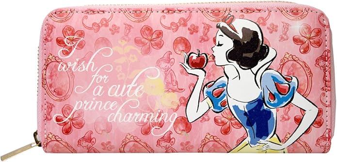 Amazon Co Jp ディズニー 財布 プリンセス 子供用 女性用 キッズ レディース 白雪姫 人気 ぷりんせす 長財布 ディズニー ラウンドジップ式 ファスナー式 小銭入れ カード入れ 白雪姫 並行輸入品 Disney ディズニー シューズ バッグ