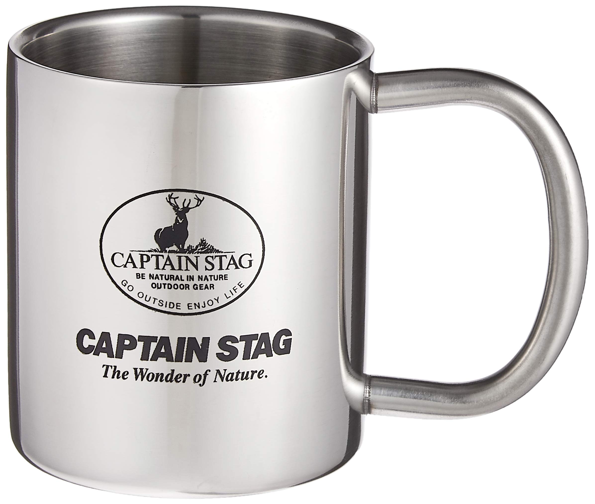CAPTAIN STAG - ダブルステンカップ　220ml  ２個セット CAPTAIN STAG マグカップ 250ml NEWパラオ ダブルステン