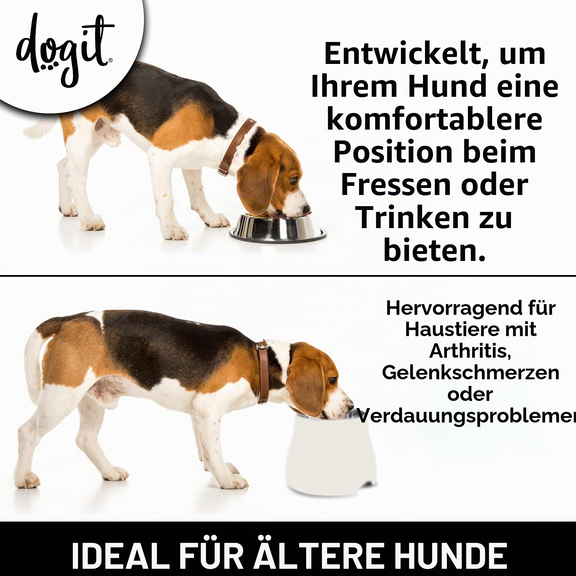 Hagen dogit Erhöhter Napf, 2-in-1