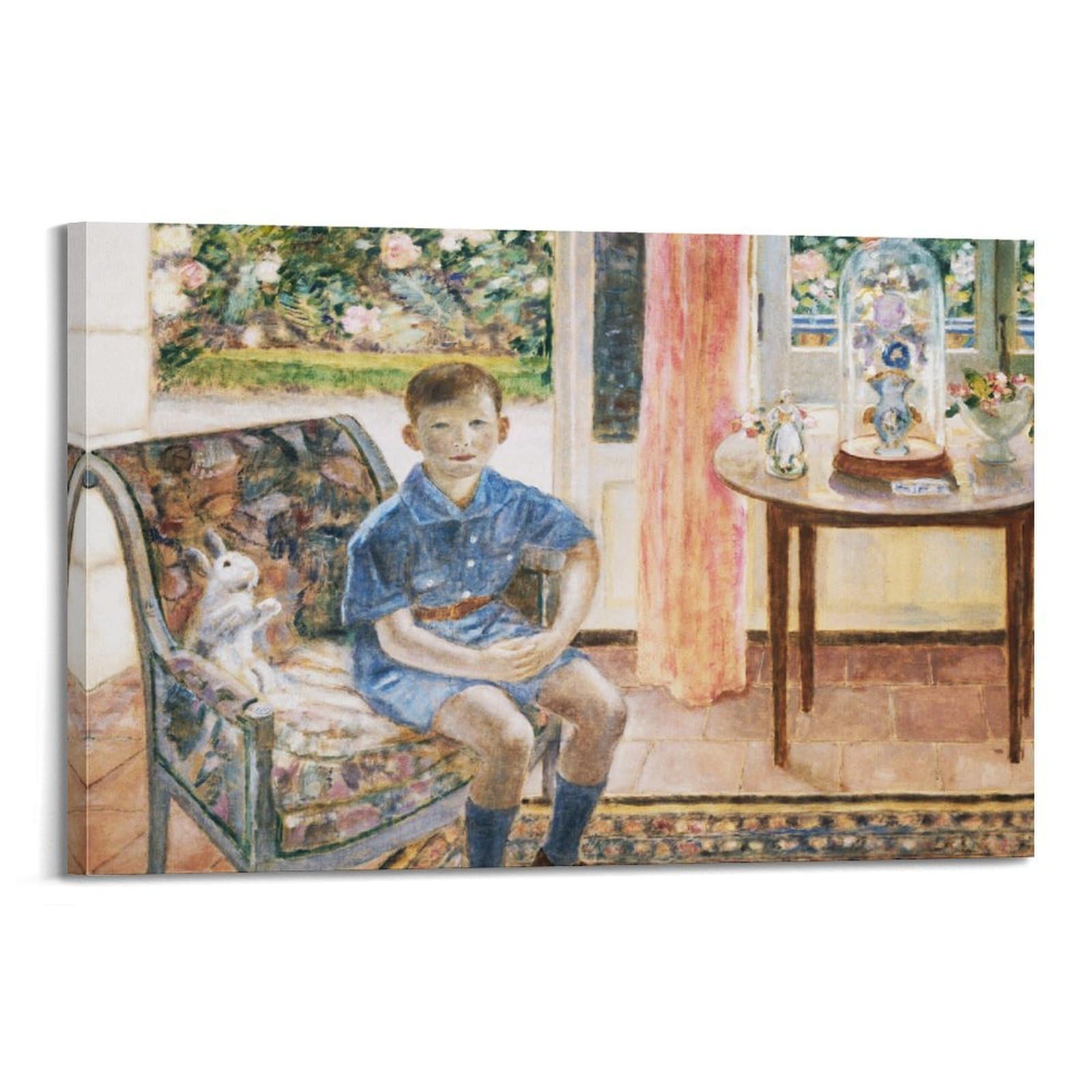 Frederick Carl Frieseke - Póster de obras de arte para jóvenes, lienzo para pared, estética, 40 x 60 cm