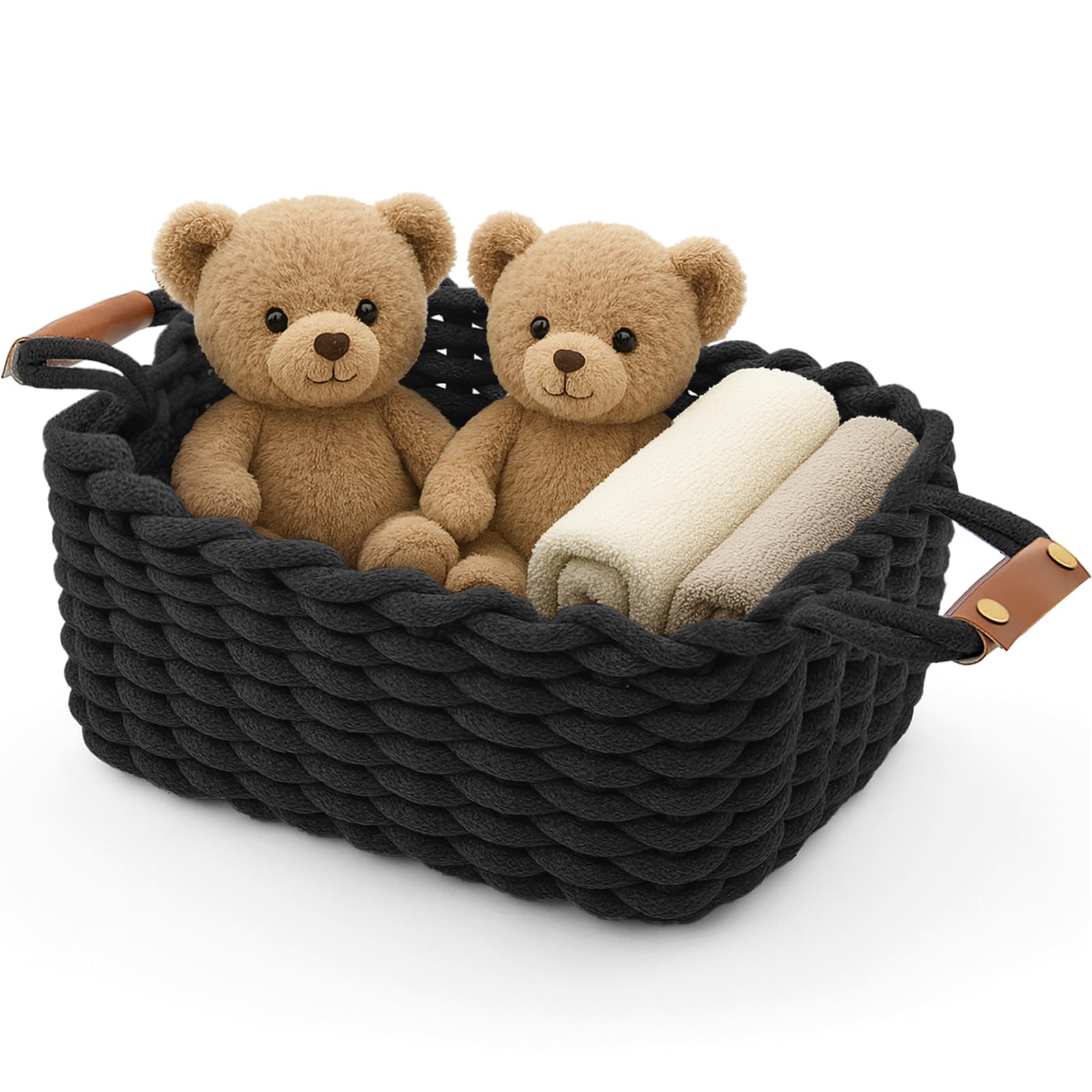 Panier de rangement tressé pour en finir avec le désordre
