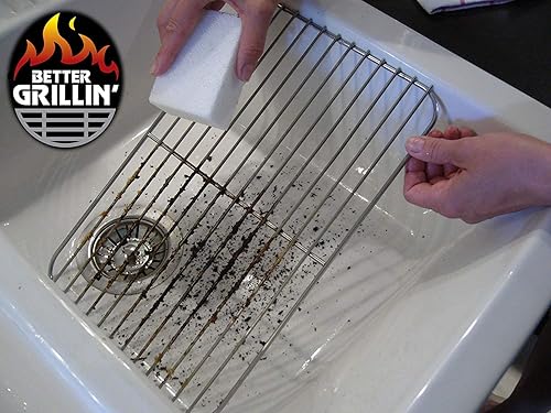 Miniatura 7 de Better Grillin - Limpiador de parrilla de piedra, protege las manos y las uñas al fregar la parrillaplancha con piedra de fregar