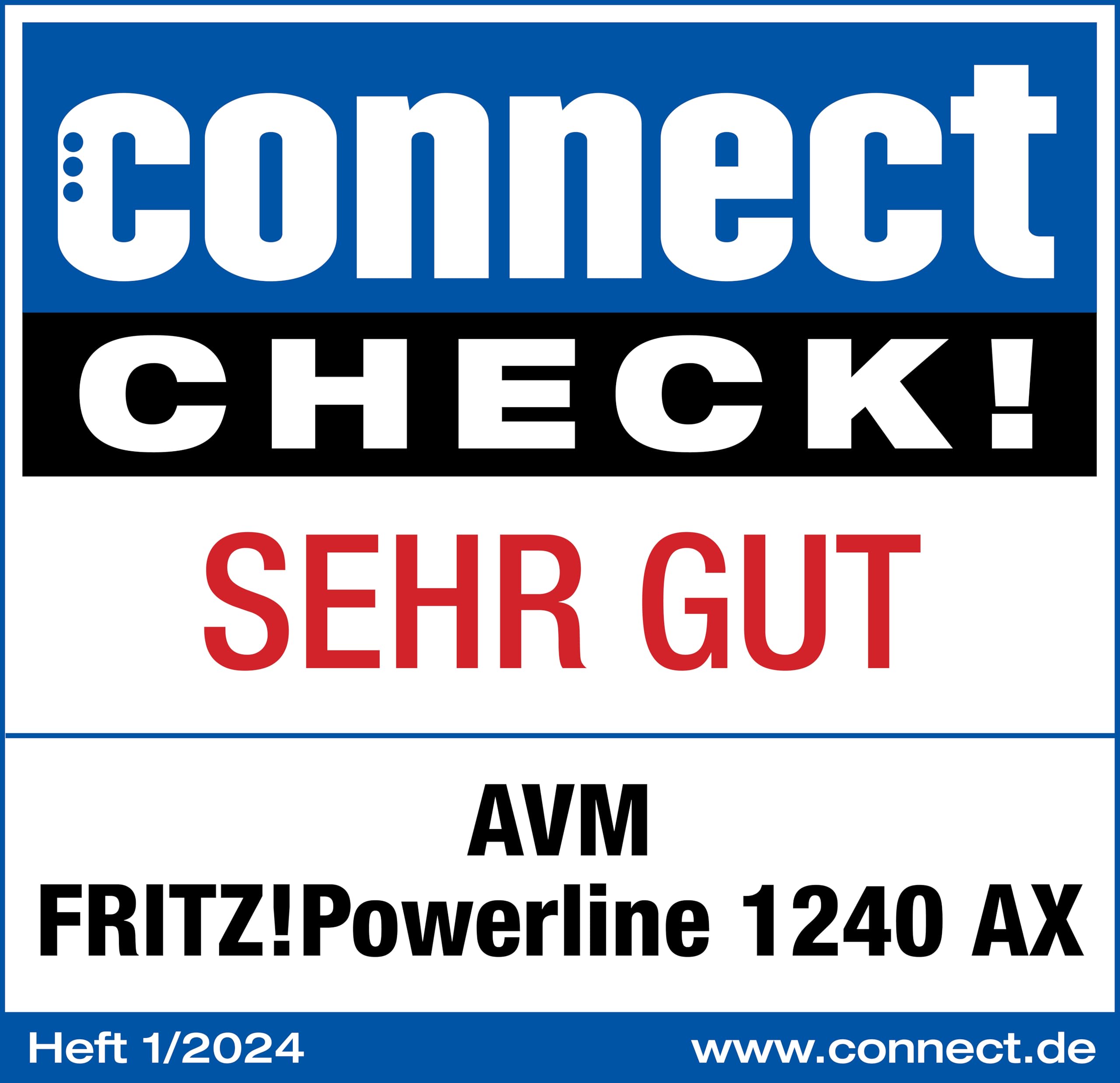 FRITZ!Powerline 1240 AX Single Adapter (Gigabit-Powerline mit Wi-Fi 6, WLAN-Access Point, ideal für Media-Streaming, HD-Videos, Internet-TV, 1.200 MBit/s, deutschsprachige Version)