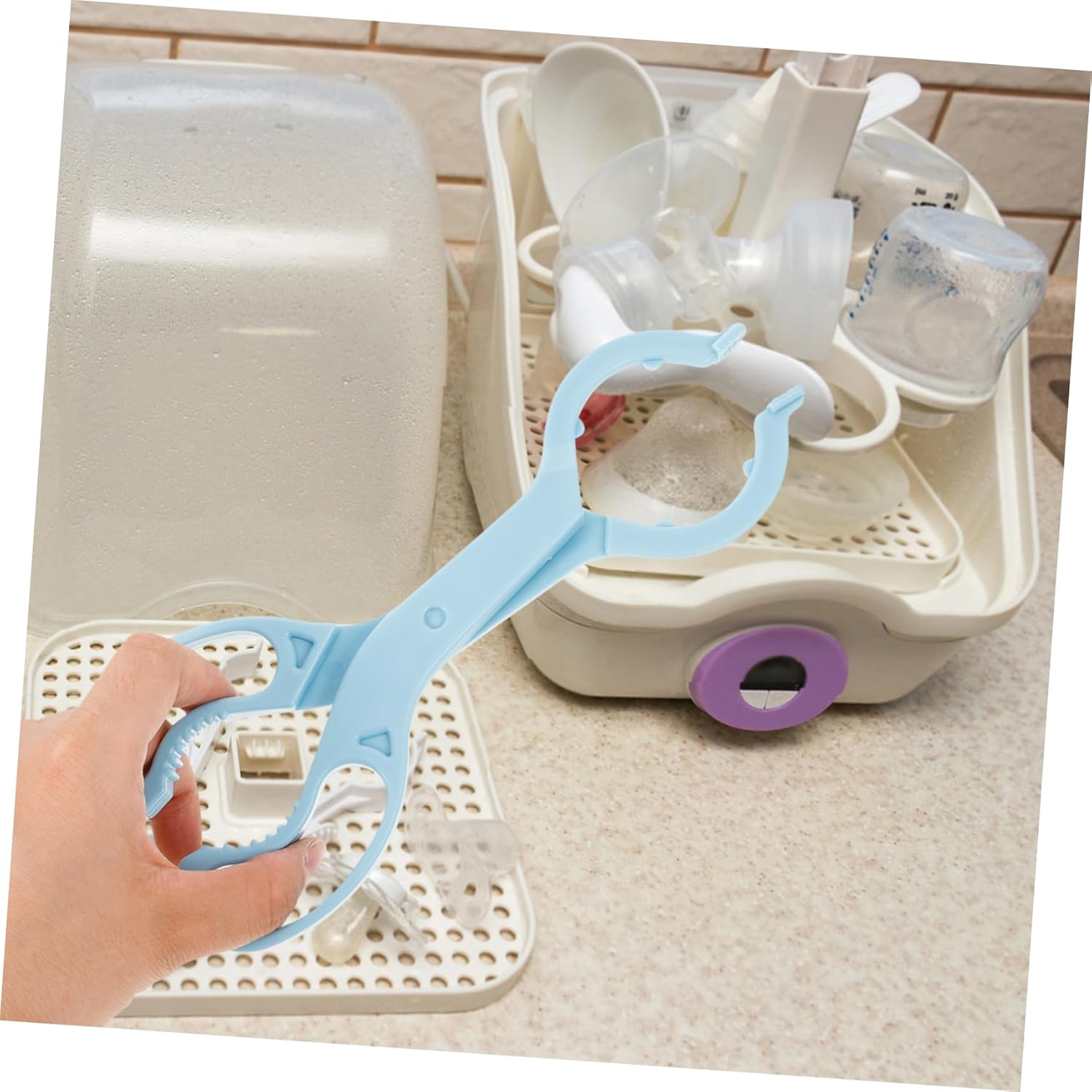 FAVOMOTO 10pcs - Bottle Clamp Ergonomic Feeding Bottle Clip for Easy Grasping Material Essential for Home Use