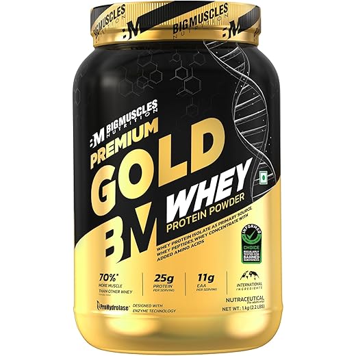 Bigmuscles Nutrition Premium Gold Whey 1Kg